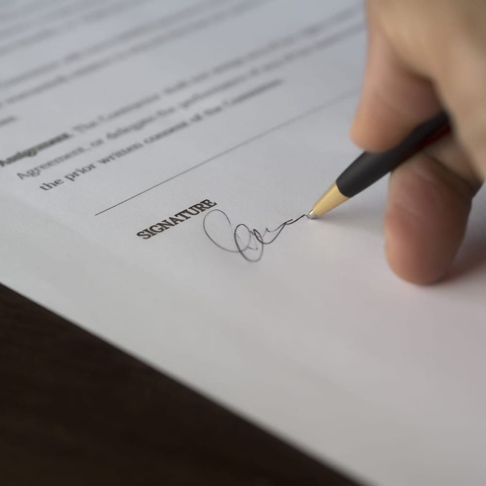 Semnarea contractului de credit