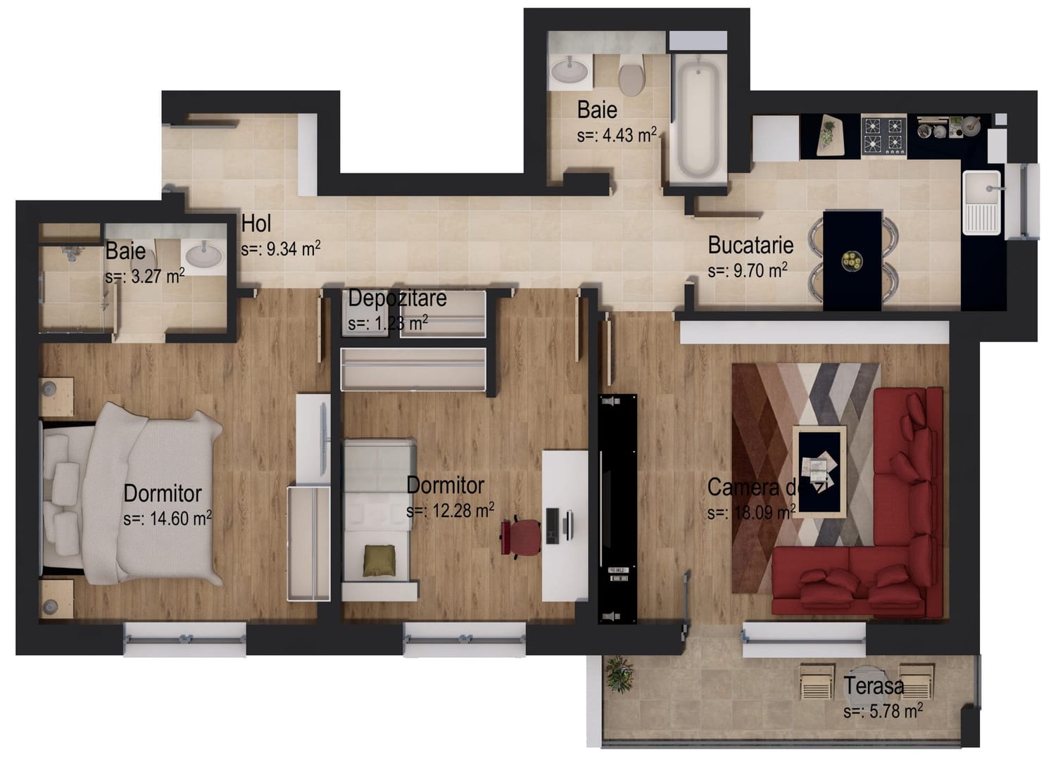 3 camere — Lior