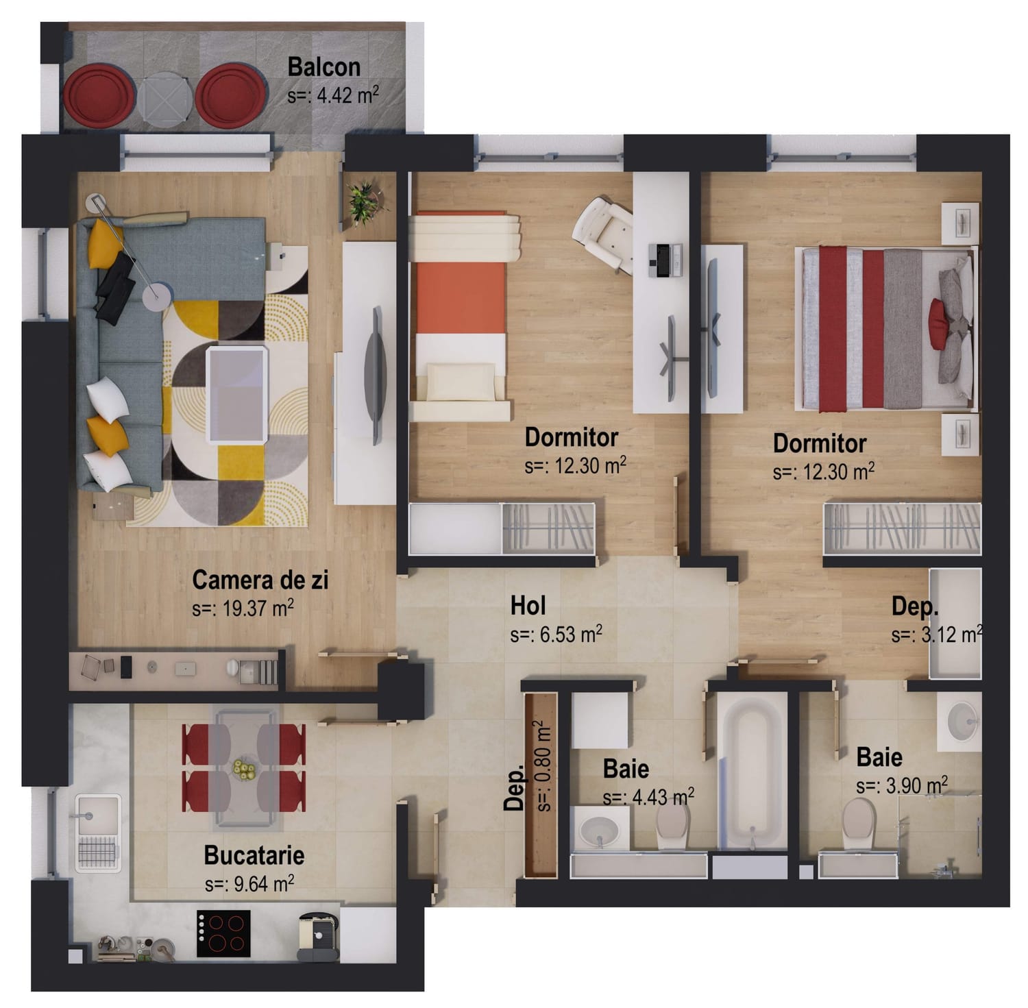 3 camere — Victory