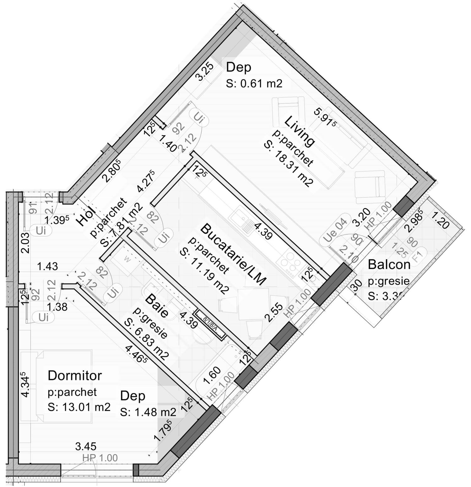 2 camere — Vivamus Park Residence