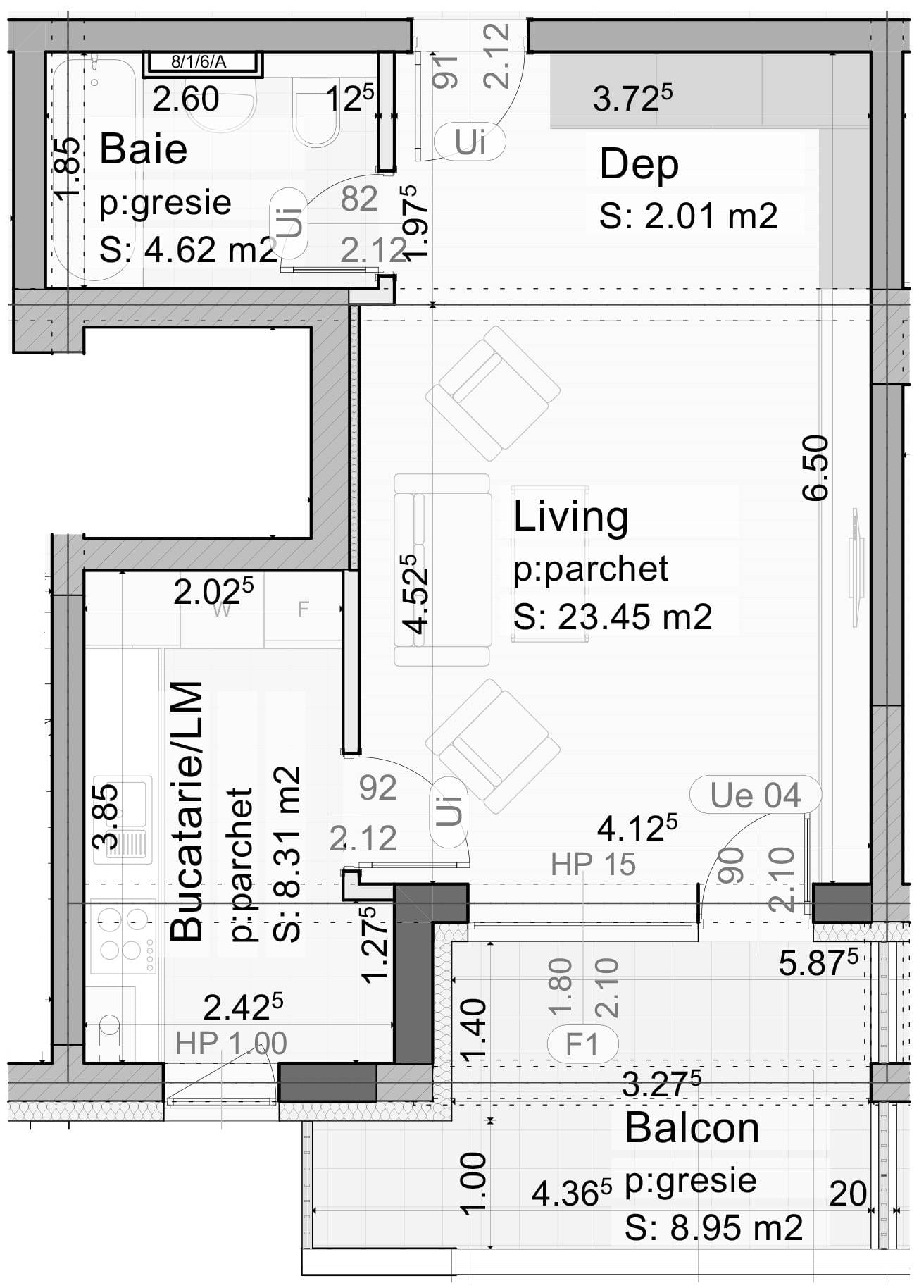 Garsonieră — Vivamus Park Residence